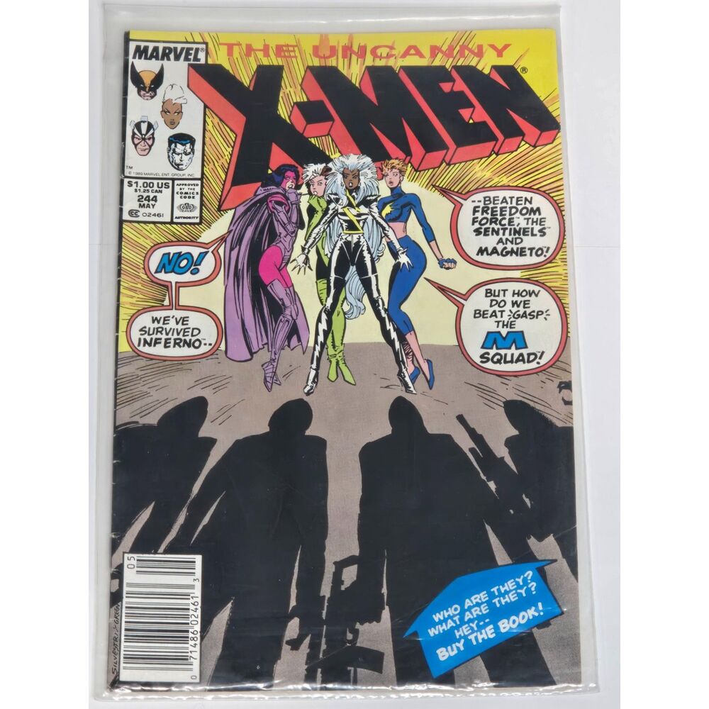 The Uncanny X-Men #244 Marvel Comics | Key 1st Jubilee | May 1989 Vintage